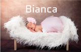 Personalized Baby Girl Name Vinyl Wall Decal for Nursery, Crib, Bedroom, Door Decor, for Kid, Children, Women,