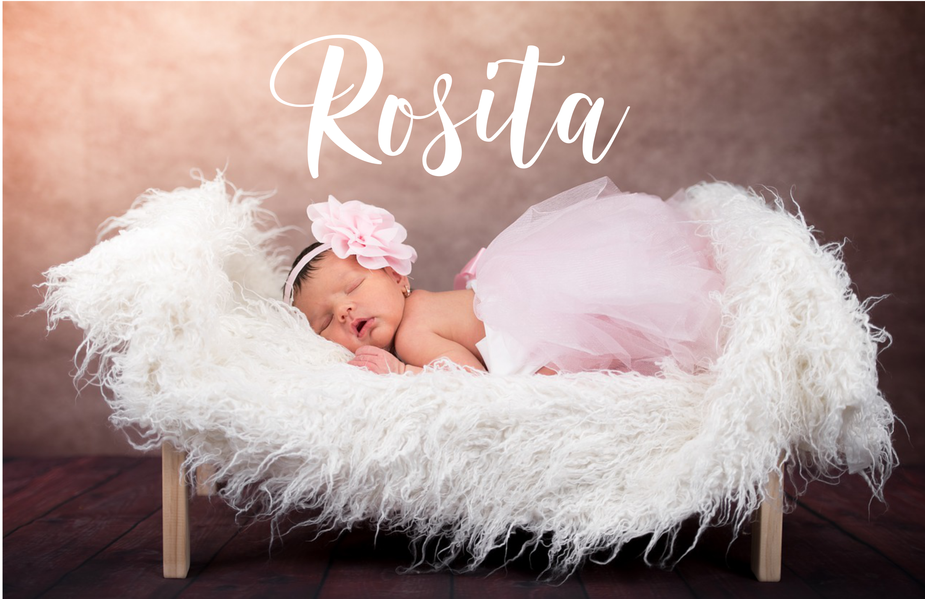 Personalized Baby Girl Name Vinyl Wall Decal for Nursery, Crib, Bedroom, Door Decor, for Kid, Children, Women,
