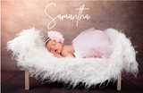 Personalized Baby Girl Name Vinyl Wall Decal for Nursery, Crib, Bedroom, Door Decor, for Kid, Children, Women,