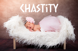 Personalized Baby Girl Name Vinyl Wall Decal for Nursery, Crib, Bedroom, Door Decor, for Kid, Children, Women,