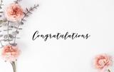 Congratulations Decal - Congratulations Wedding, Graduation, Engagement, Promotion Vinyl Decals perfect for Home, Gifts, Businesses and More!