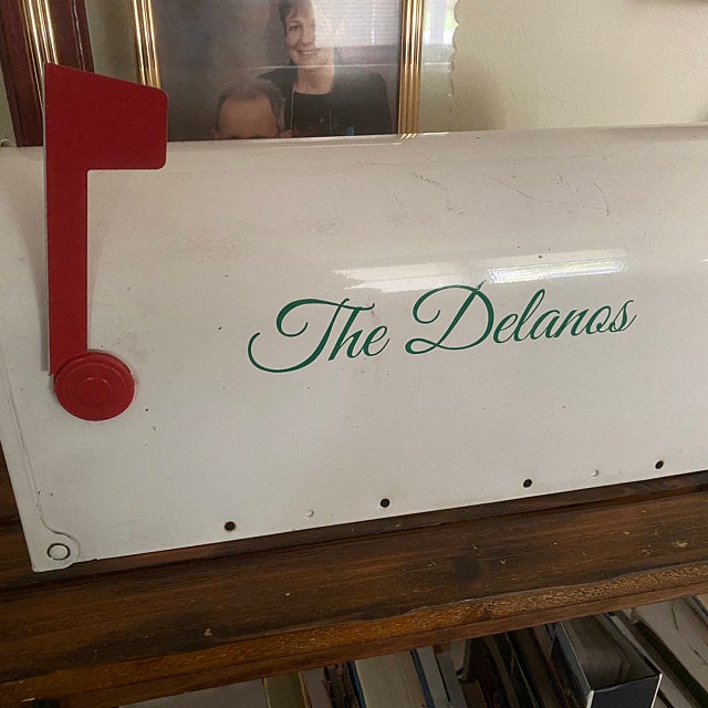 I bought this decal to put on our mailbox. It worked out PERFECTLY!