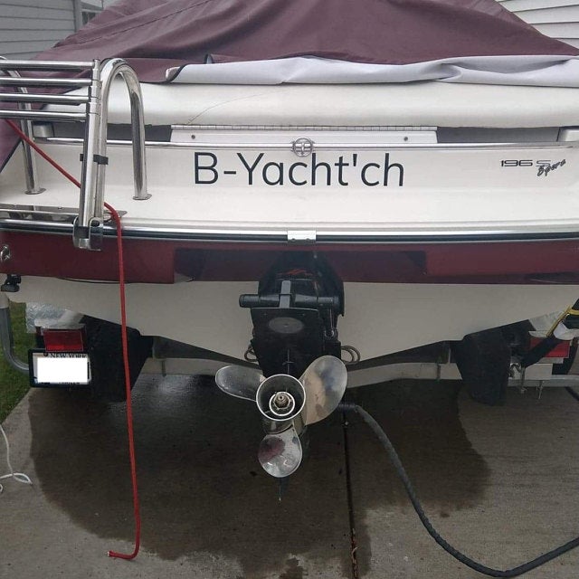 I love the decal for our boat name it came quickly and was just the right size as we discussed!!!