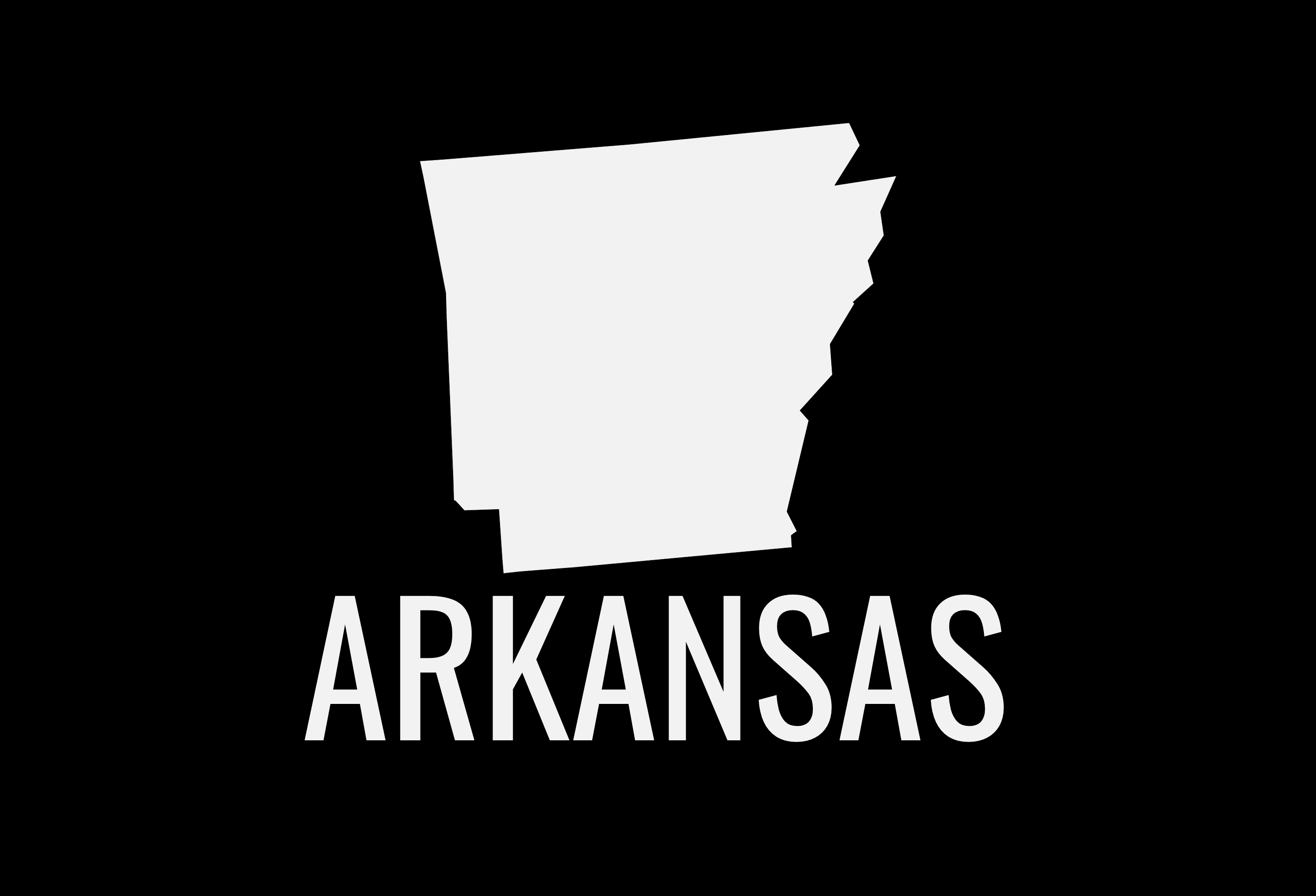 Arkansas State Map Car Decal - Permanent Vinyl Sticker for Cars, Vehicle, Doors, Windows, Laptop, and more!