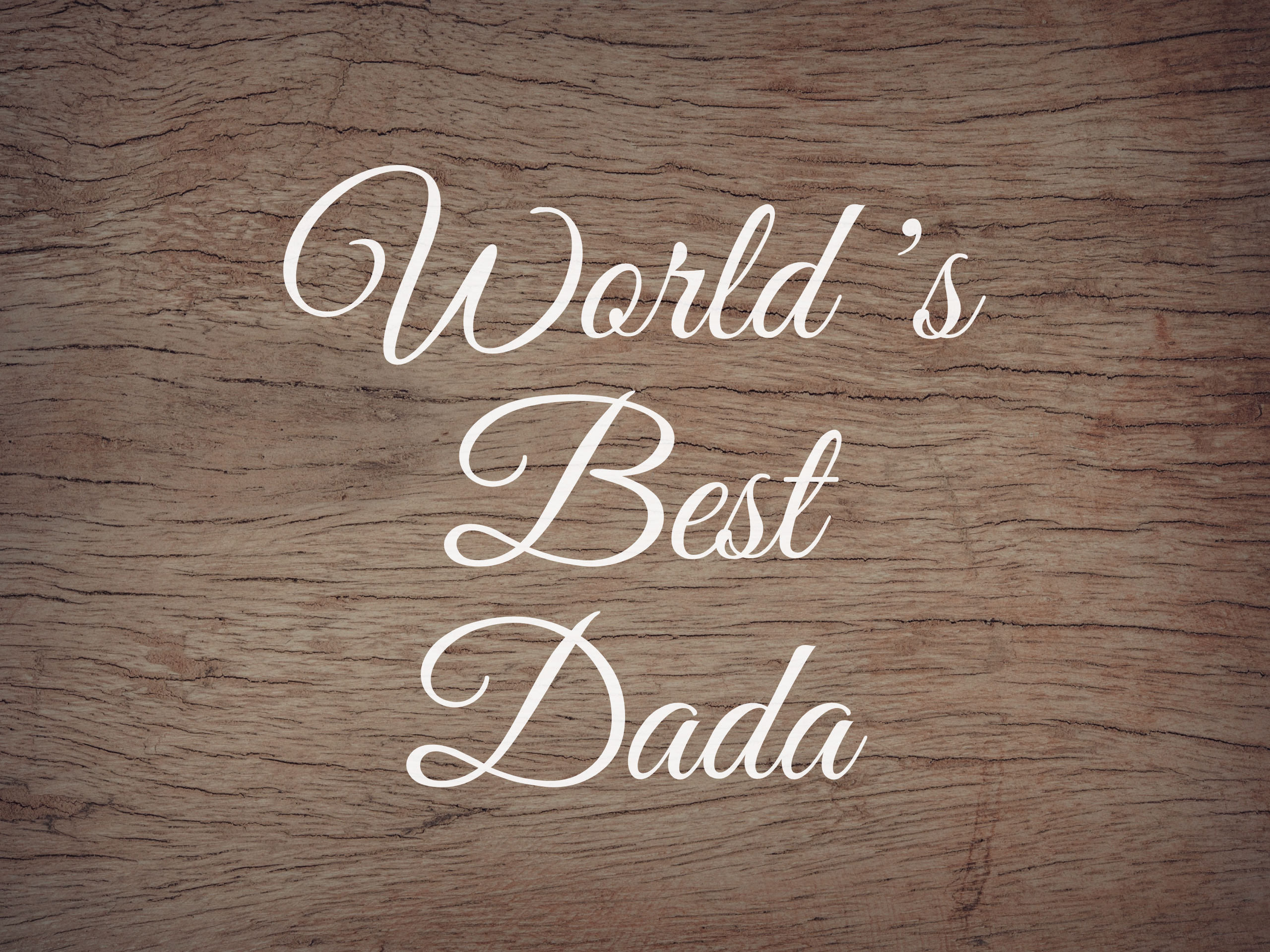 World's Best Dada Decal - Holiday Father/Dad/Dada/Daddy Vinyl Decals for Home, Gifts, Businesses and More!