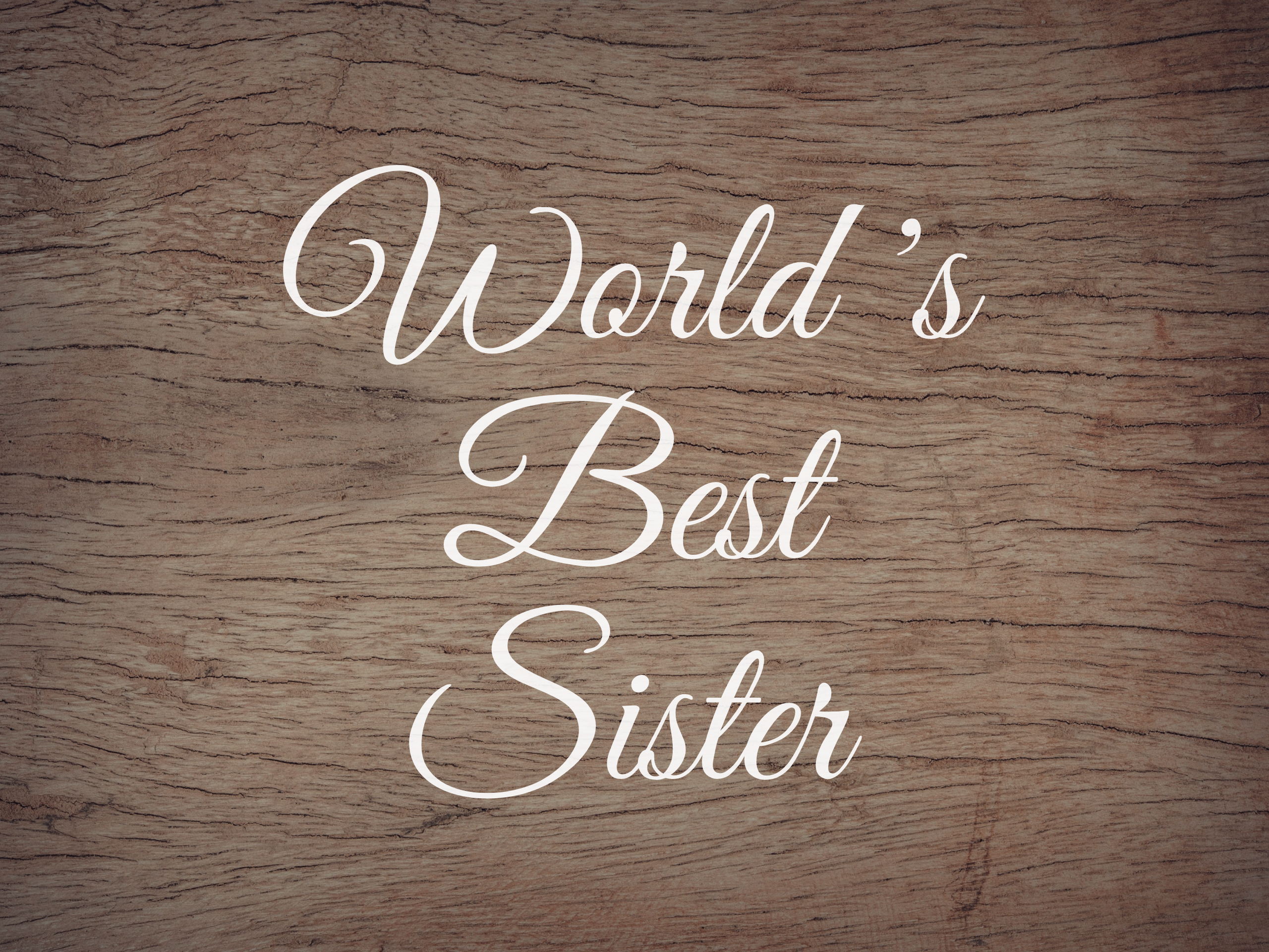 World's Best Sister Decal - Holiday Sister/Aunt/Mother/Mom Vinyl Decals for Home, Gifts, Businesses and More!