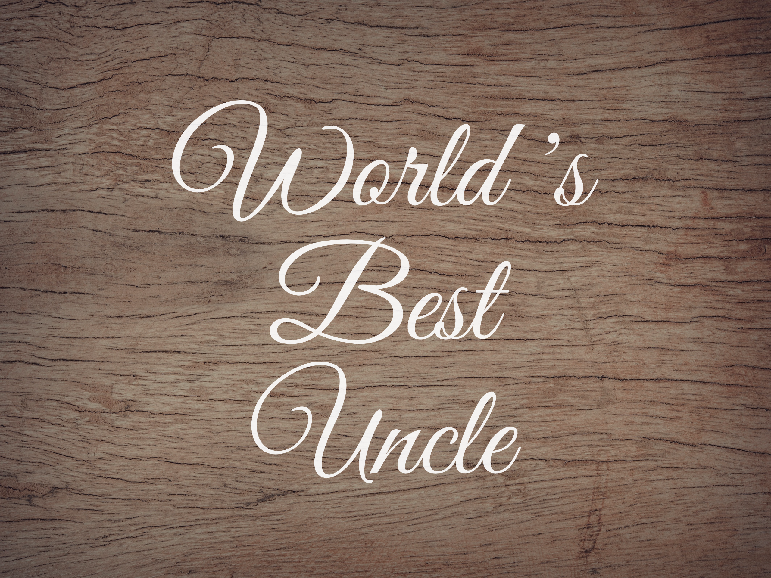 World's Best Uncle Decal - Holiday Uncle/Father/Dad/Dada/Daddy/Brother Vinyl Decals for Home, Gifts, Businesses and More!