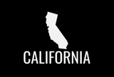 California State Map Car Decal - Permanent Vinyl Sticker for Cars, Vehicle, Doors, Windows, Laptop, and more!