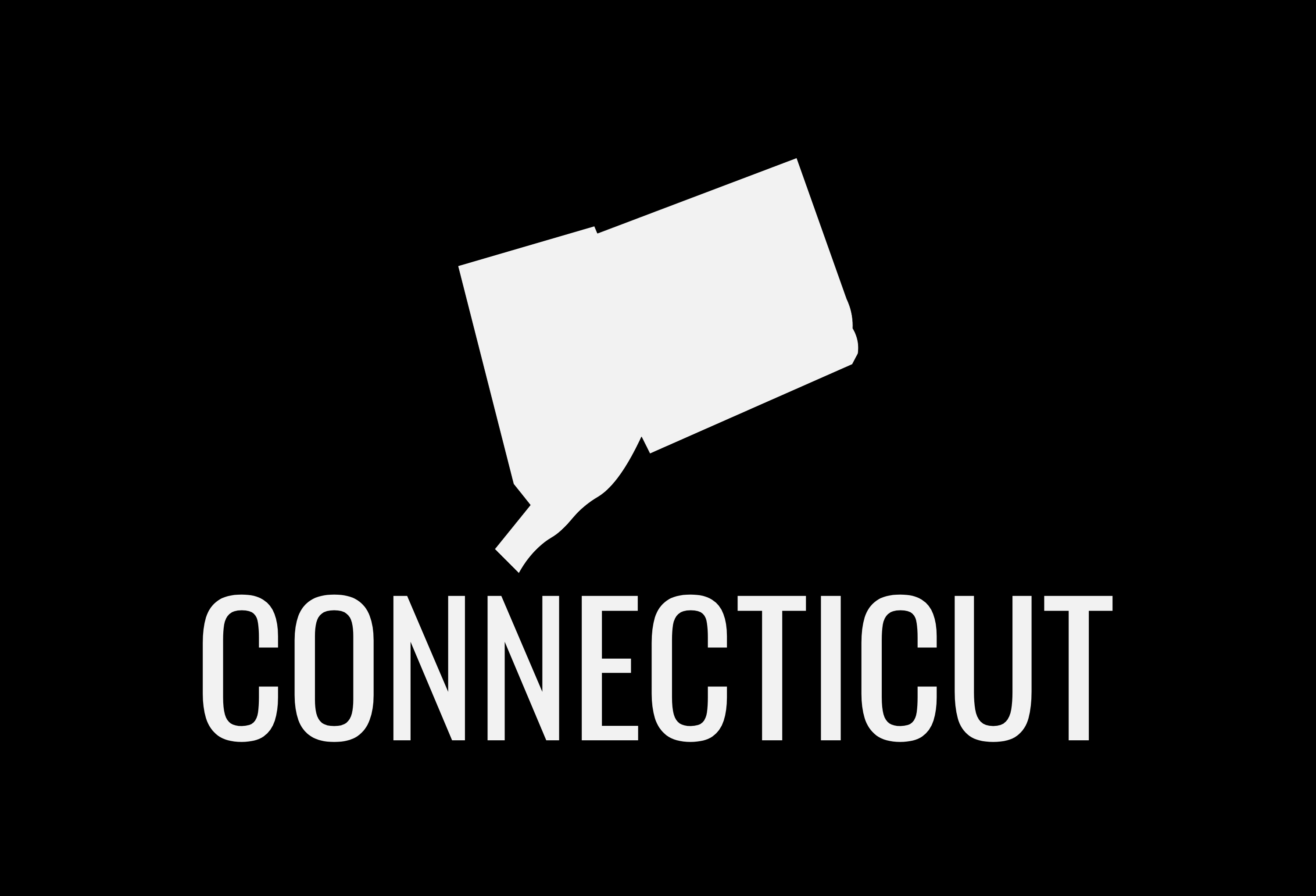 Connecticut State Map Car Decal - Permanent Vinyl Sticker for Cars, Vehicle, Doors, Windows, Laptop, and more!