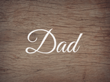 Dad Decal - Holiday Father/Dad/Dada Vinyl Decals for Home, Gifts, Businesses and More!
