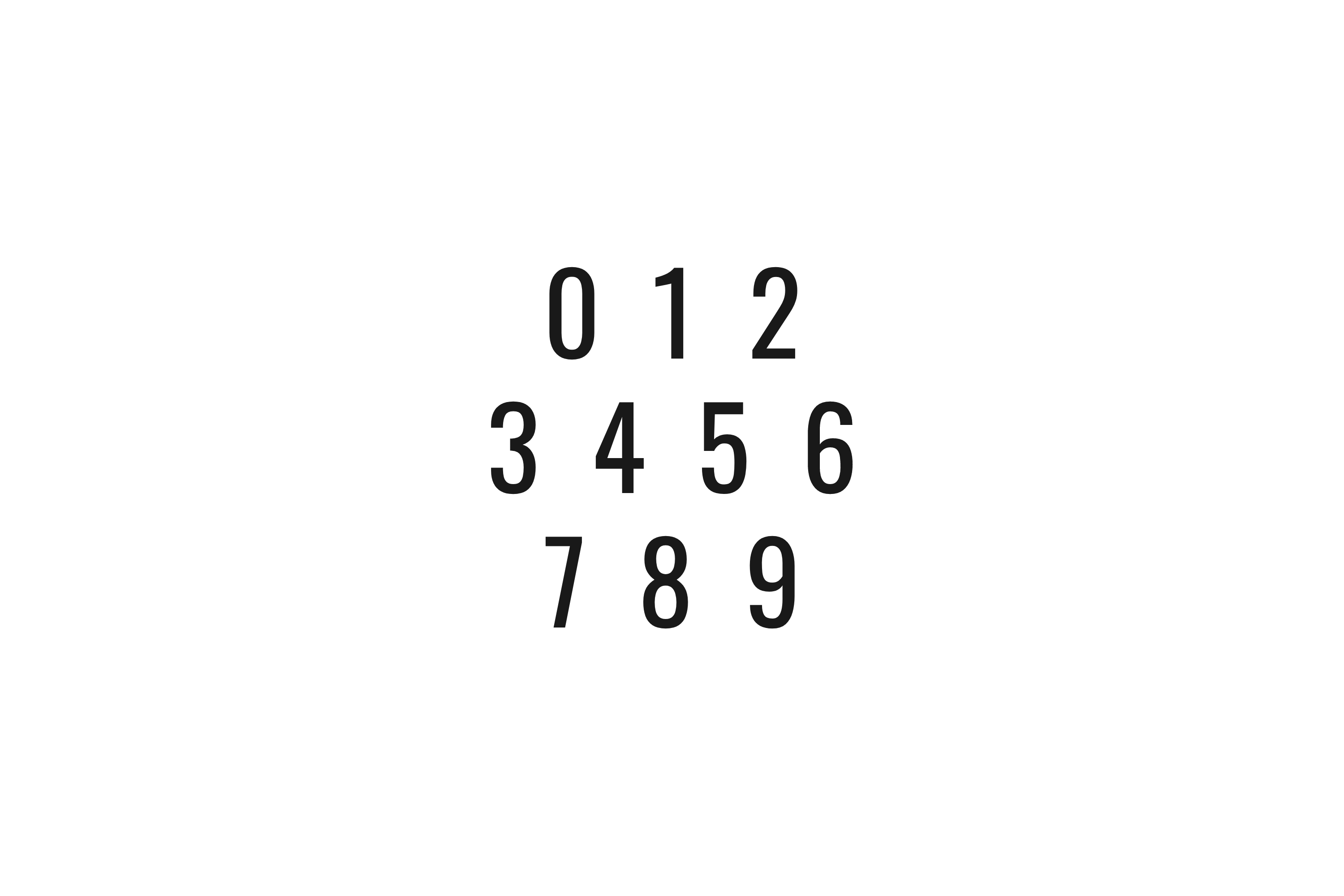 Numbers Decal - Digits 0-9 - Vinyl Decal for Homes, Mailbox, Doors, and More!