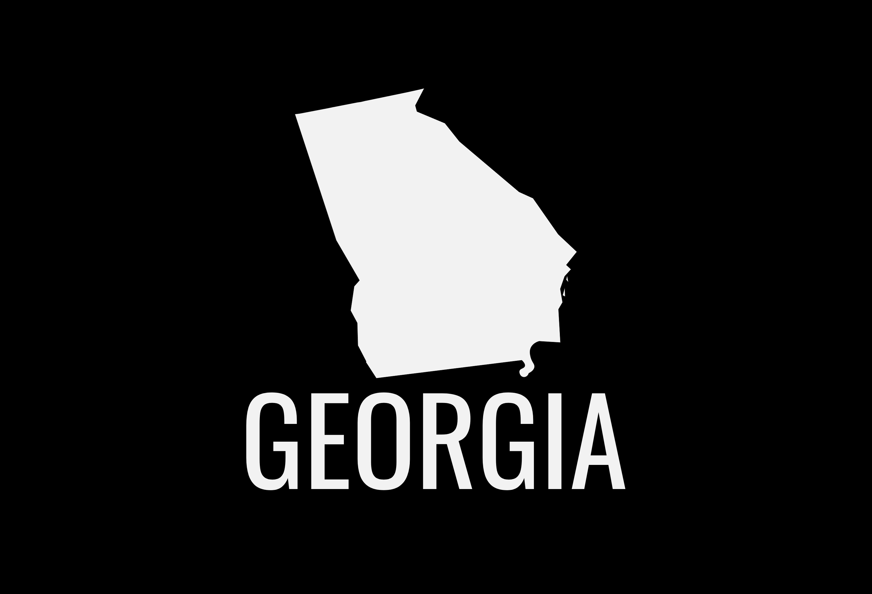 Georgia State Map Car Decal - Permanent Vinyl Sticker for Cars, Vehicle, Doors, Windows, Laptop, and more!