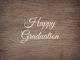 Happy Graduation Decal - Happy Graduation Vinyl Decals for Home, Gifts, Businesses and More!