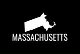 Massachusetts State Map Car Decal - Permanent Vinyl Sticker for Cars, Vehicle, Doors, Windows, Laptop, and more!