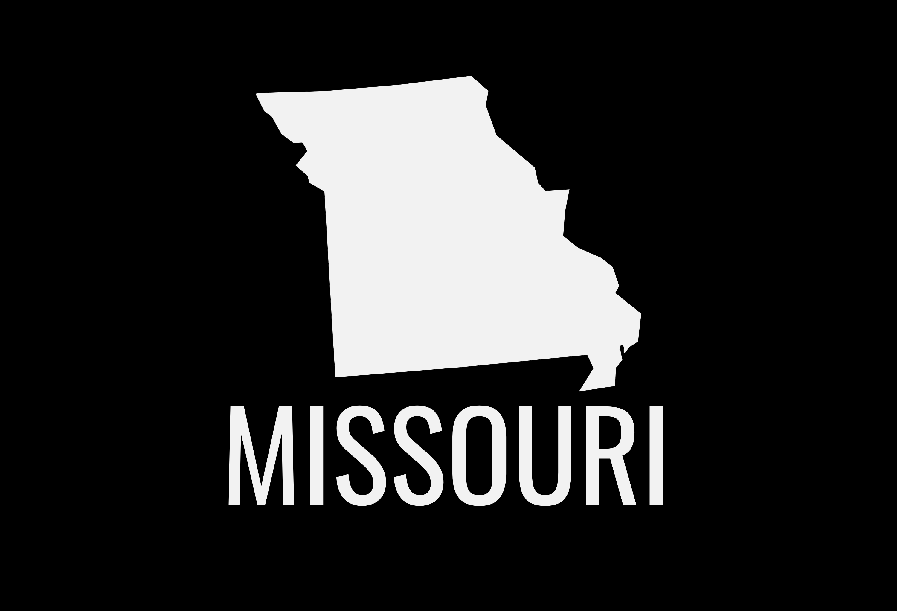 Missouri State Map Car Decal - Permanent Vinyl Sticker for Cars, Vehicle, Doors, Windows, Laptop, and more!