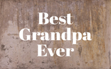 Best Grandpa Ever Decal - Holiday Grandpa/Papa/Gramps/Pop/Father/Dad/Dada/Daddy Vinyl Decals for Home, Gifts, Businesses and More!