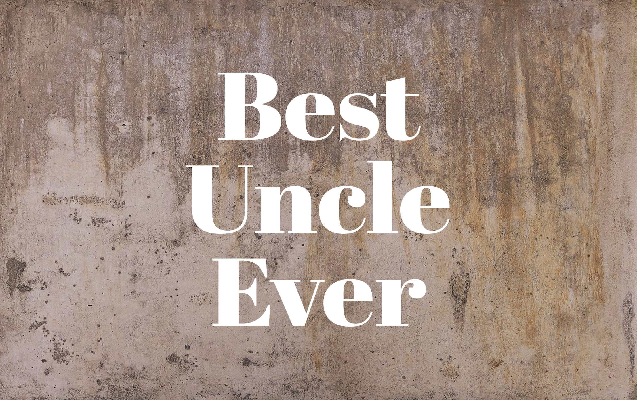 Best Uncle Ever Decal - Holiday Uncle/Father/Dad/Dada/Daddy/Brother Vinyl Decals for Home, Gifts, Businesses and More! B8