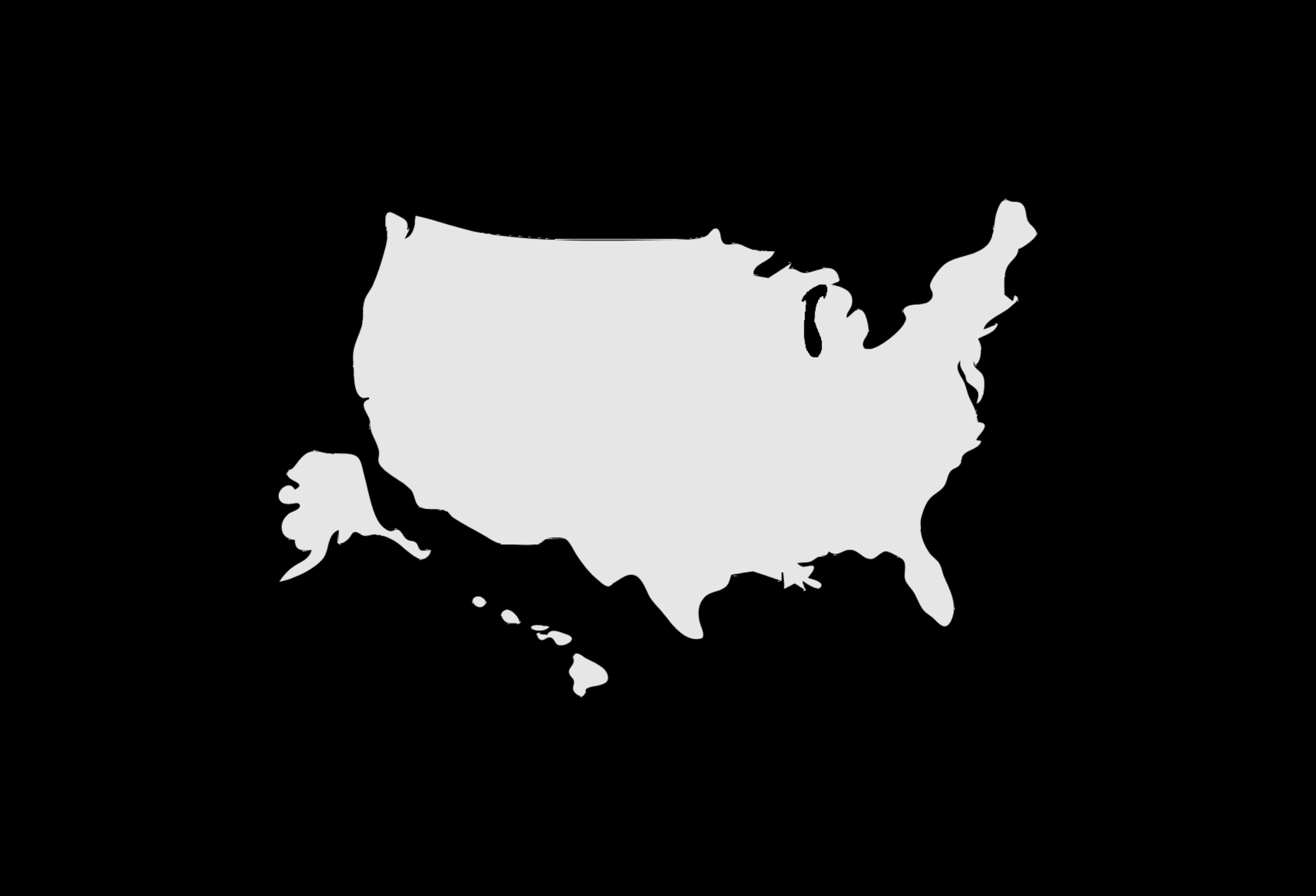 USA Map Car Decal - Permanent Vinyl Sticker for Cars, Vehicle, Doors, Windows, Laptop, and more!