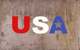 USA Decal - Patriotic/USA/United States/4th of July/Memorial Day/Labor Day Decal, Permanent Vinyl Sticker for Cars, Vehicle, Doors, Windows, Laptop, and more!
