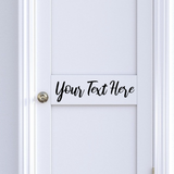 Personalized Vinyl Door Decal for Rooms, Kitchen, Pantry, Houses, and More!