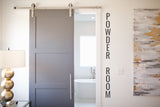 Vertical Powder Room Sign Vinyl Decal for Baths, Shower, Hotel, Spa, Wall Decor, Home Organization, Stores.