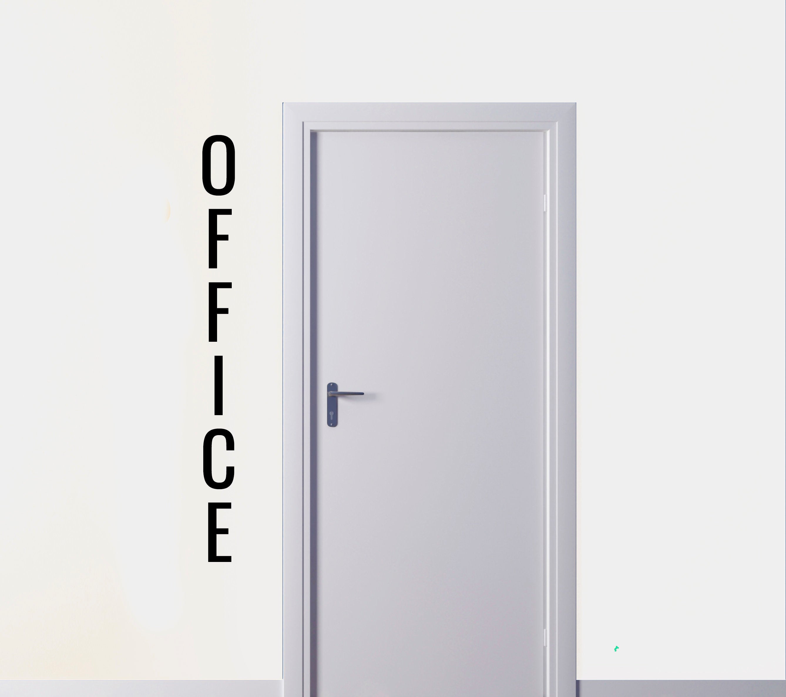 Vertical Office Sign - Vinyl Decal for Home Office, Businesses, Studio, Workplace, Workspace, Etc!