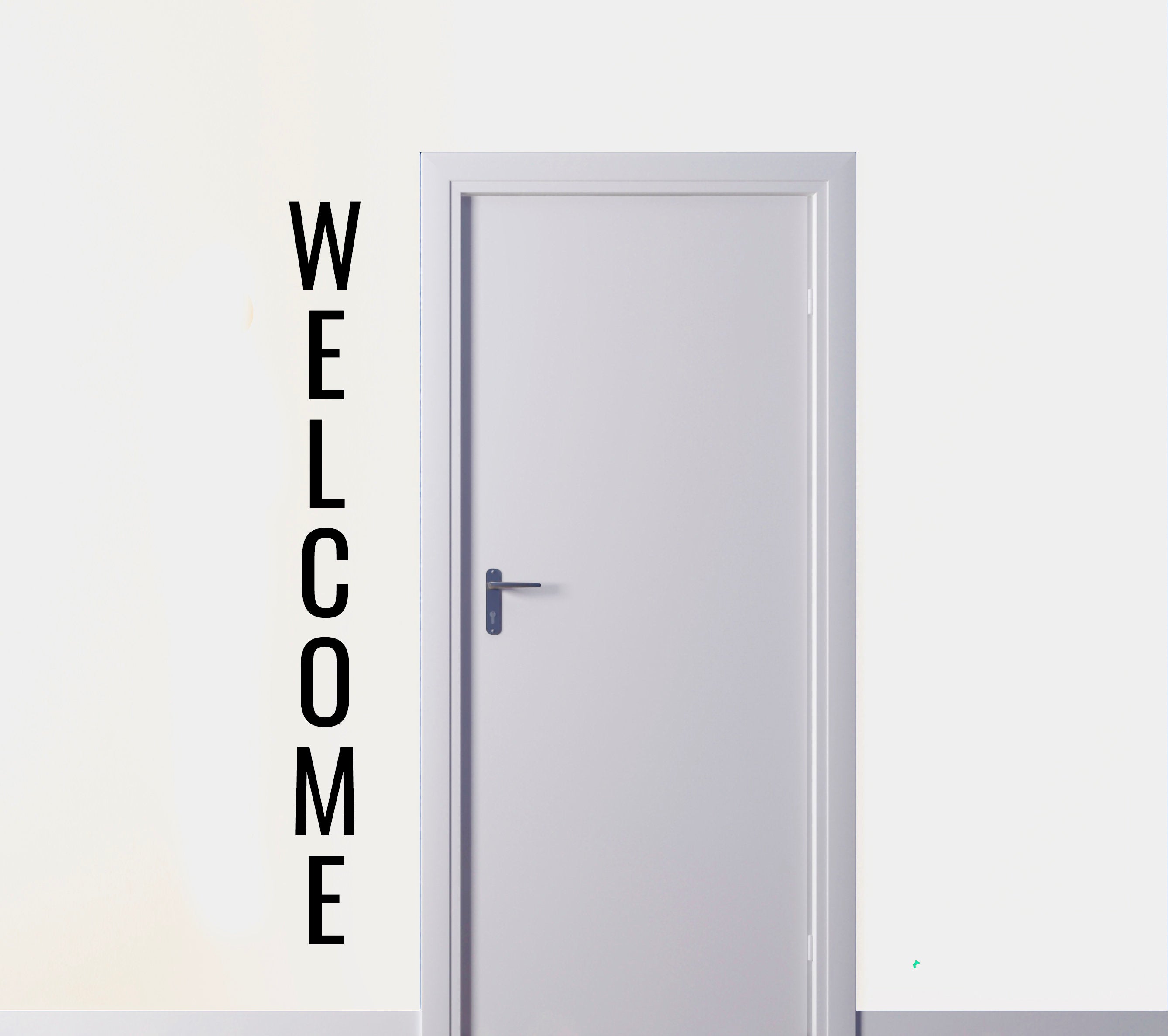 Vertical Welcome Sign - Vinyl Decal for House, Home, Entryway, and More!