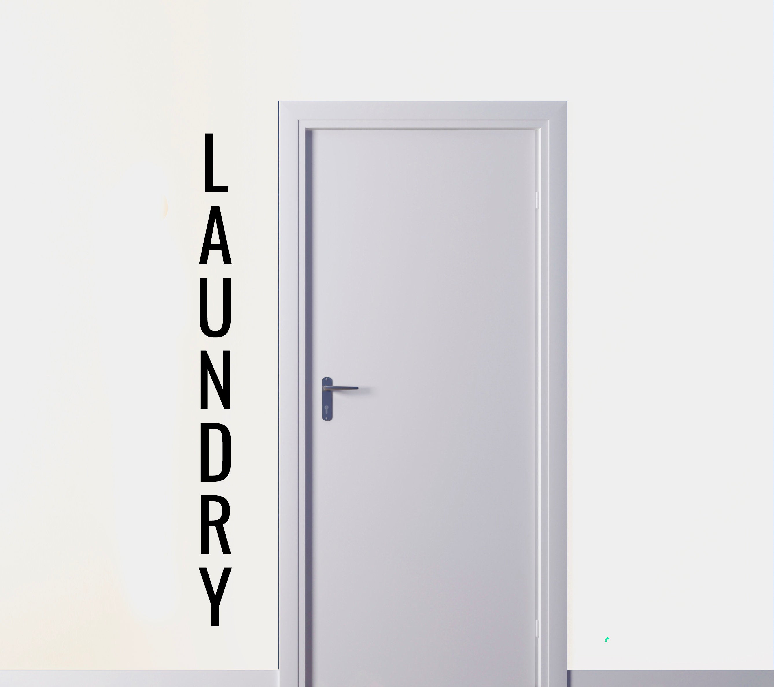 Vertical Laundry Sign - Vinyl Decal for Laundry Room, Hotels, Condominiums, Apartments, Etc!