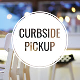 Curbside Pickup Sign - Social Distancing Vinyl Decal for Businesses, Stores, Shops, Groceries, Restaurants, and More!