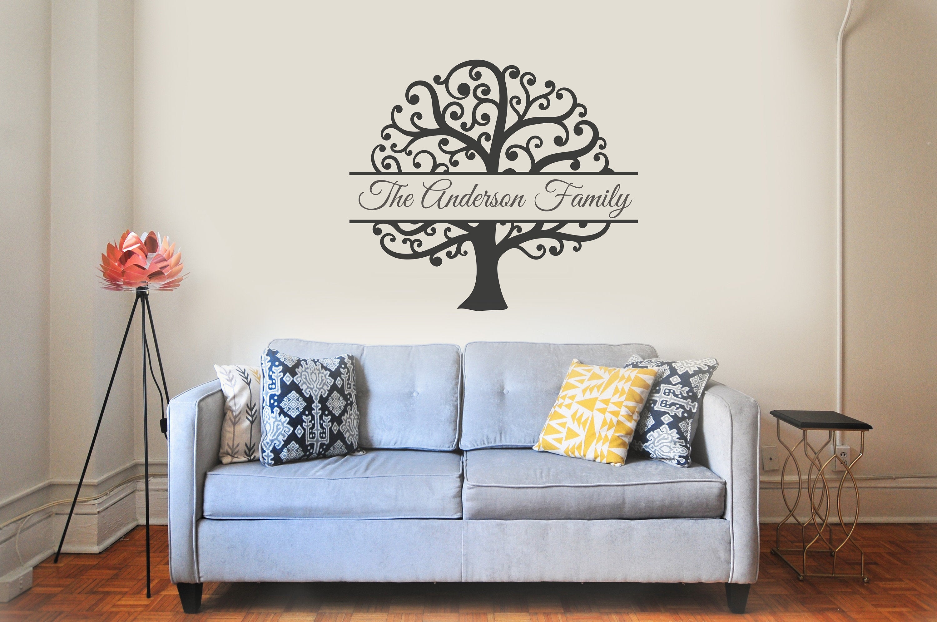 Family Tree Wall Decal With