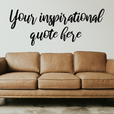 Personalized Quote - Vinyl Wall Decal - Home Decor